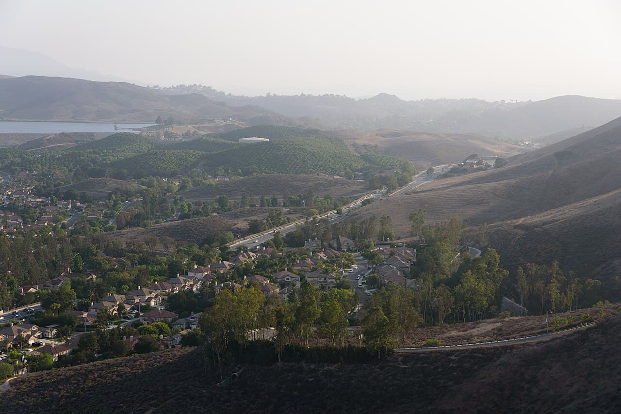 A view over Simi Valley from the Mount McCoy overlook