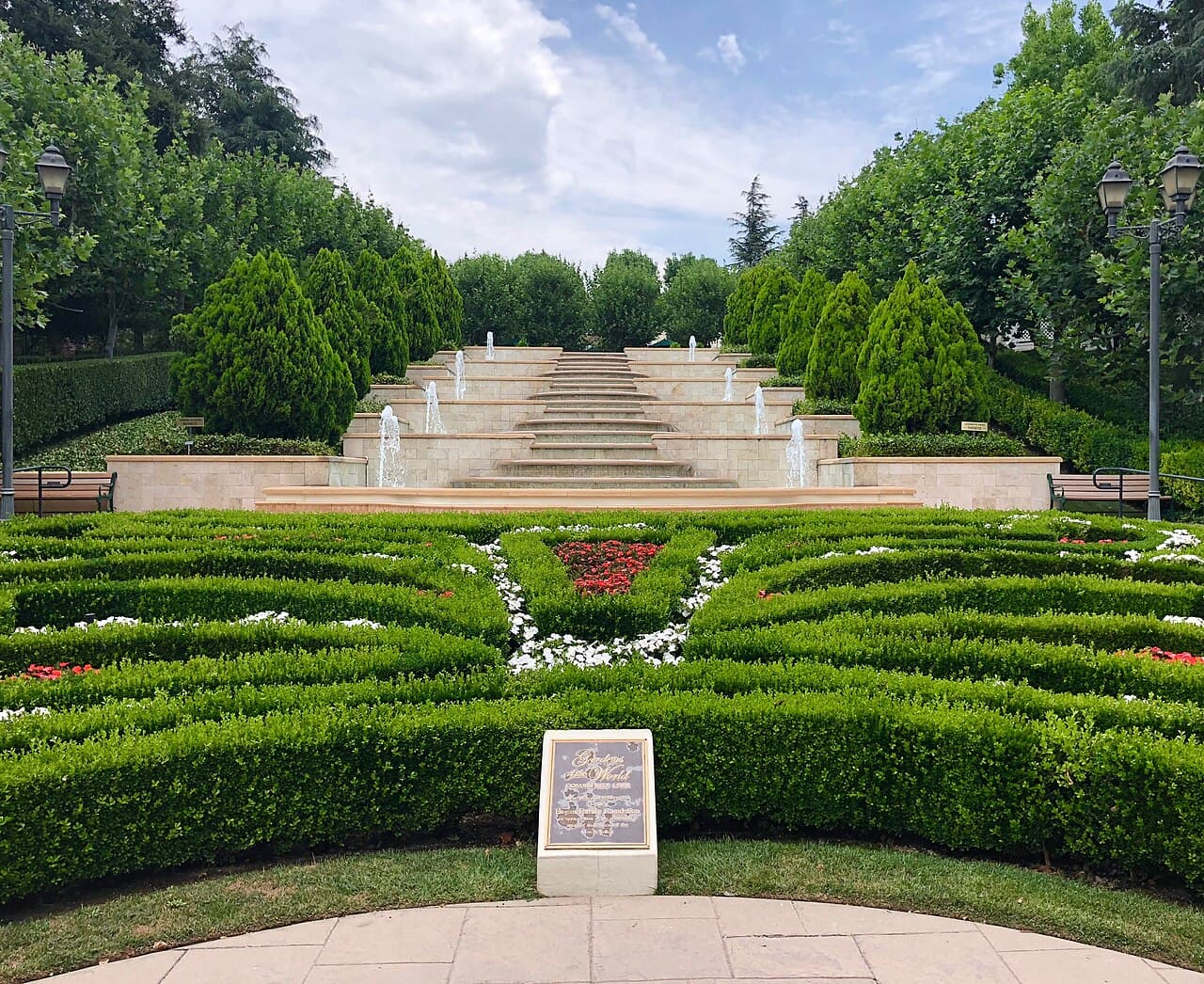 The Gardens of the World landmark in Thousand Oaks