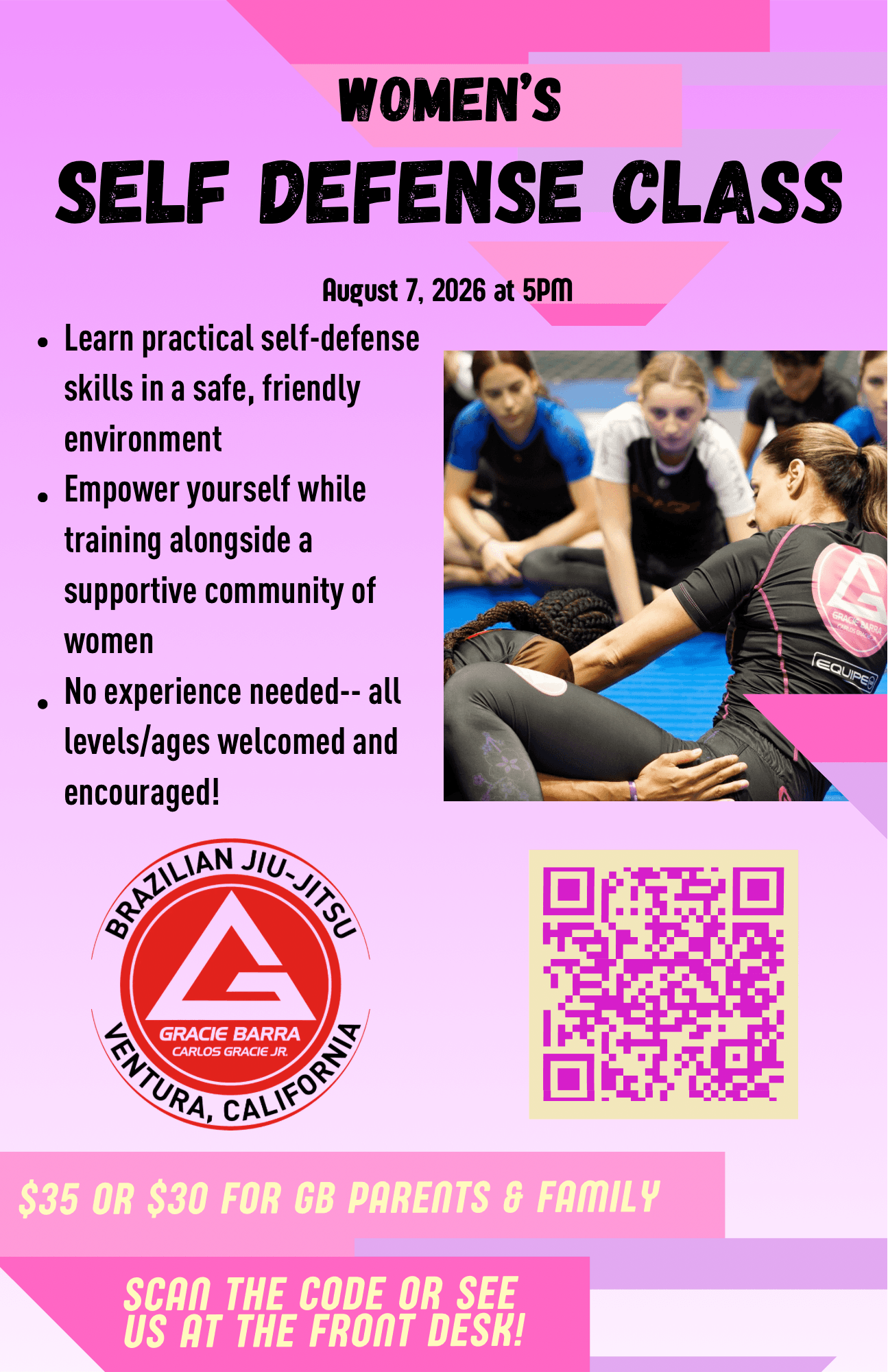 Women’s Self Defense Seminar