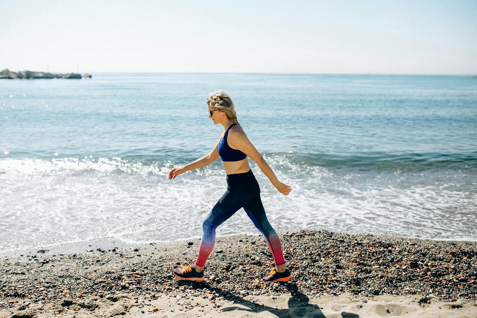 Women walking along the Ventura waterfront for the Celebrating Women 5K