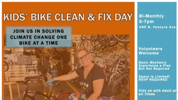 Kids' Bike Clean & Fix Day