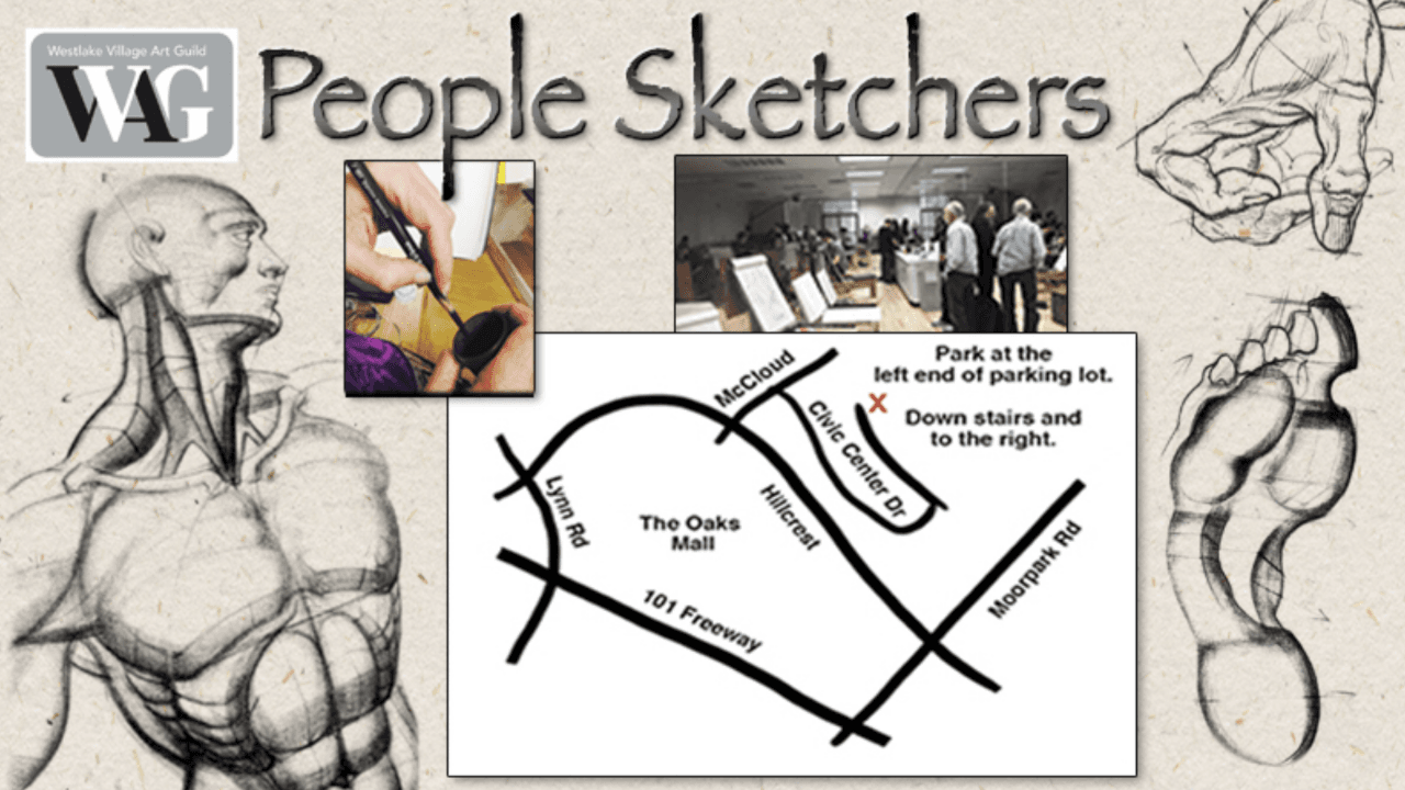 WVAG's People Sketchers is back! Draw & paint from a live nude model (18+ only).